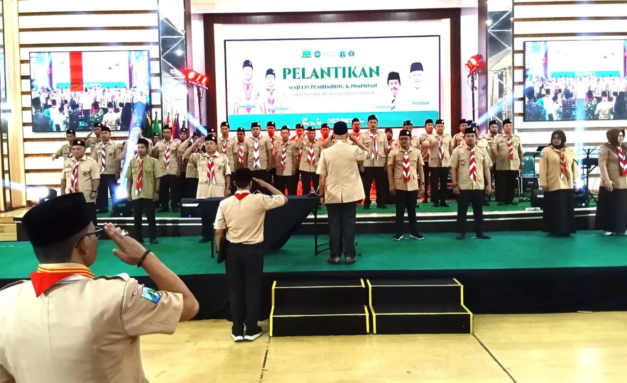 Arum Sabil Lantik Mabinda Dan Sako Pramuka LPNU Ma'arif Jatim