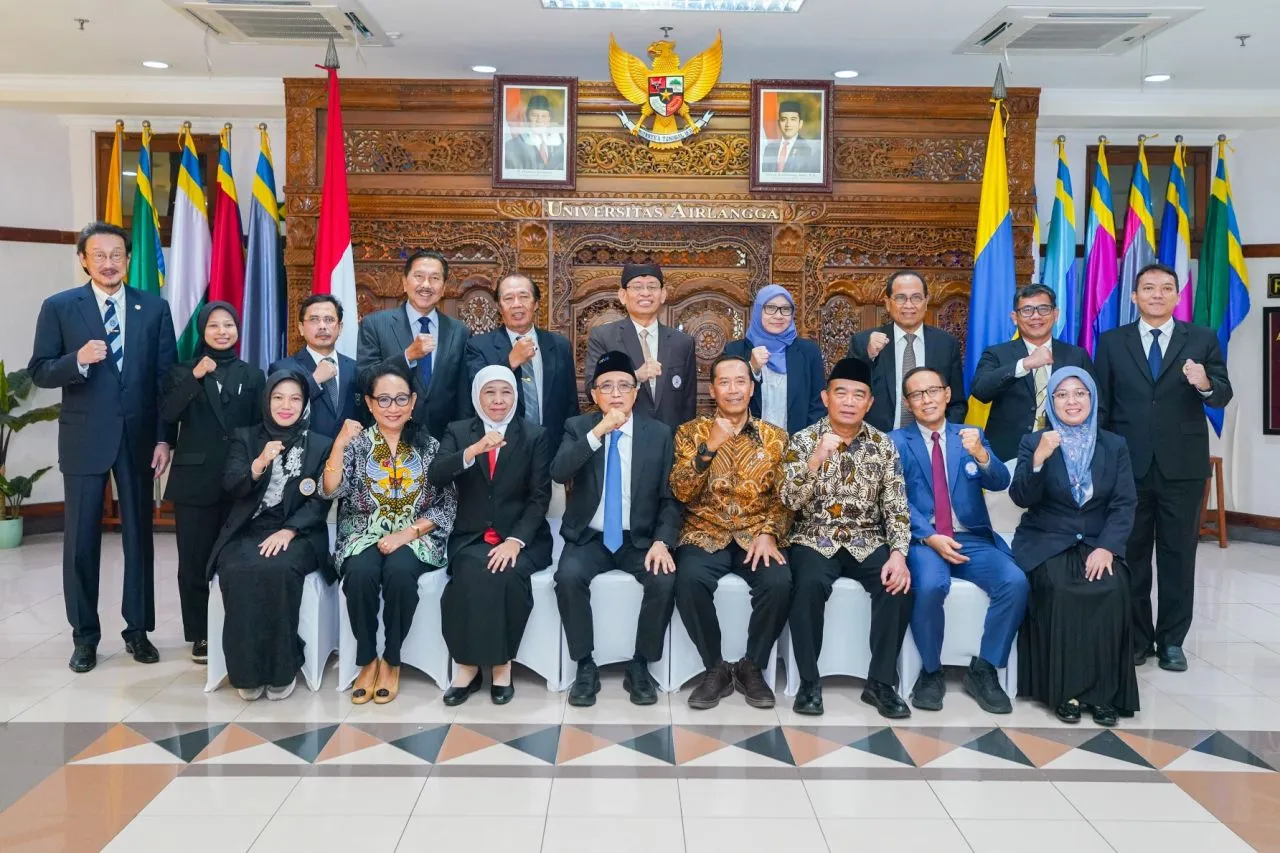 Prof Madyan Terpilih Jadi Rektor UNAIR, Gubernur Khofifah Beri Selamat, Berharap Makin Terkemuka di Level Internasional