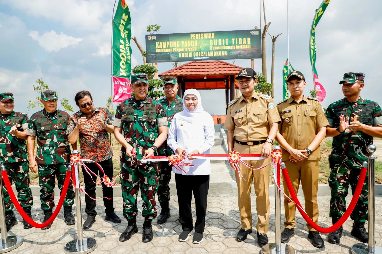 Gubernur Khofifah Puji Pertanian Terpadu Kodim 0812 di Lamongan, Dukung Kedaulatan Pangan di Jatim