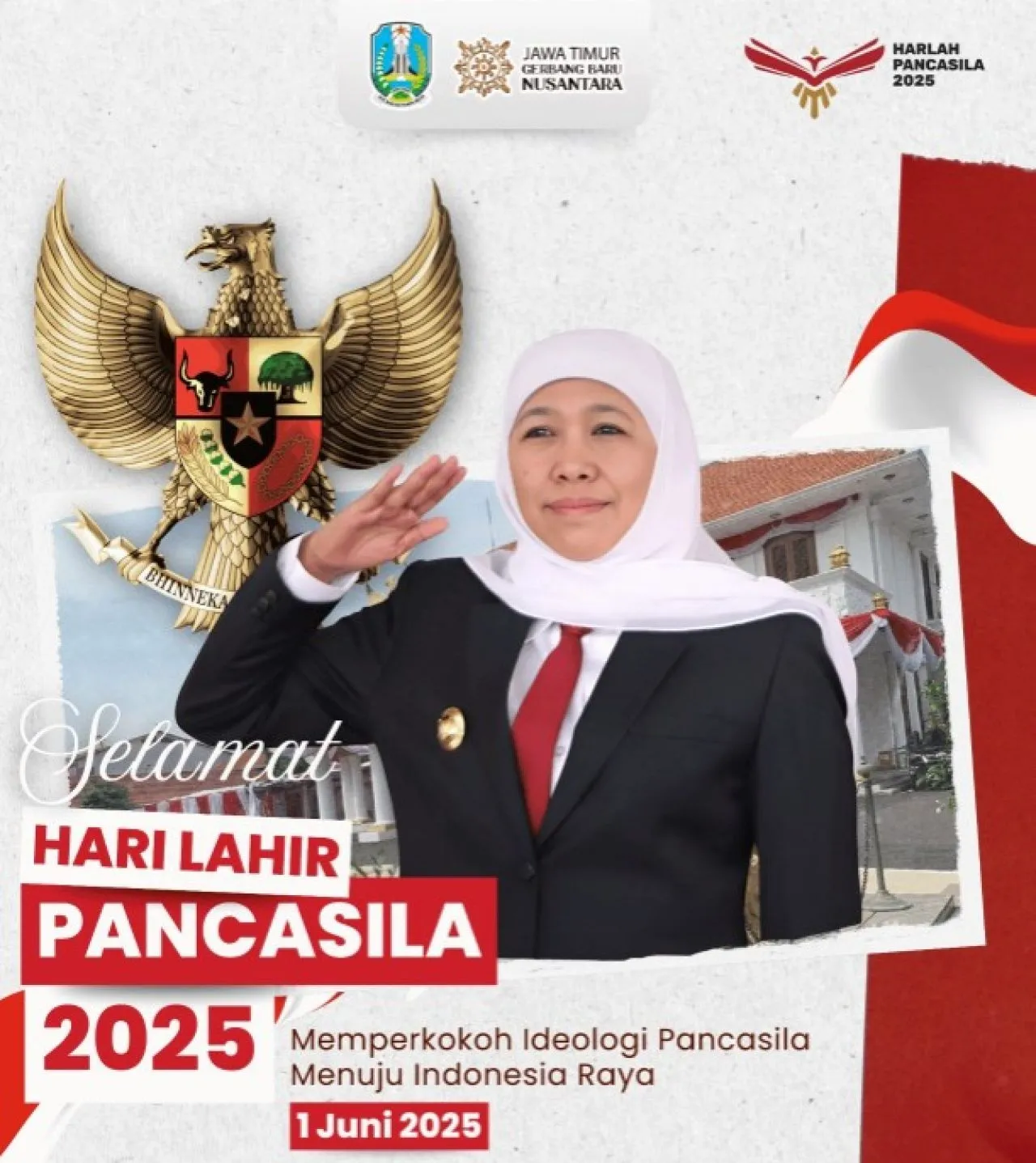 Khofifah: Pancasila Perkokoh Moral Bangsa di Tengah Gempuran Tantangan Zaman