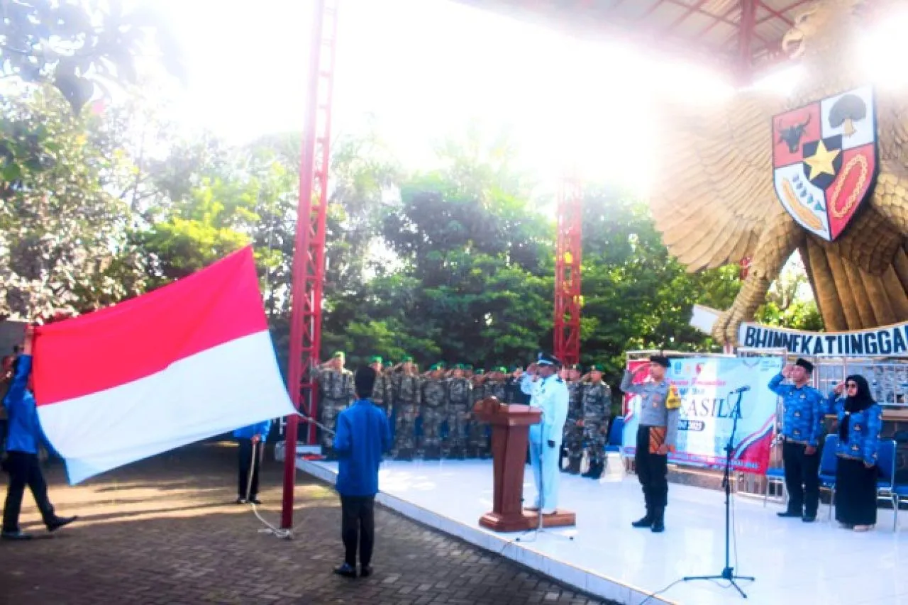 Desa Ngantru Gelar Upacara Hari Lahir Pancasila, Teguhkan Komitmen Kampung Pancasila