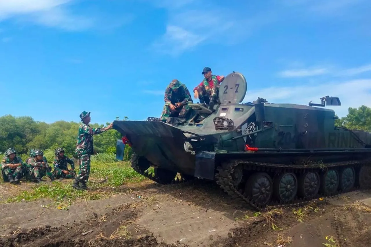 Danbrigif 2 Mar Ikuti Apel Kesiapan Pasukan Upacara Gelar Satuan Operasional dan Kehormatan Militer