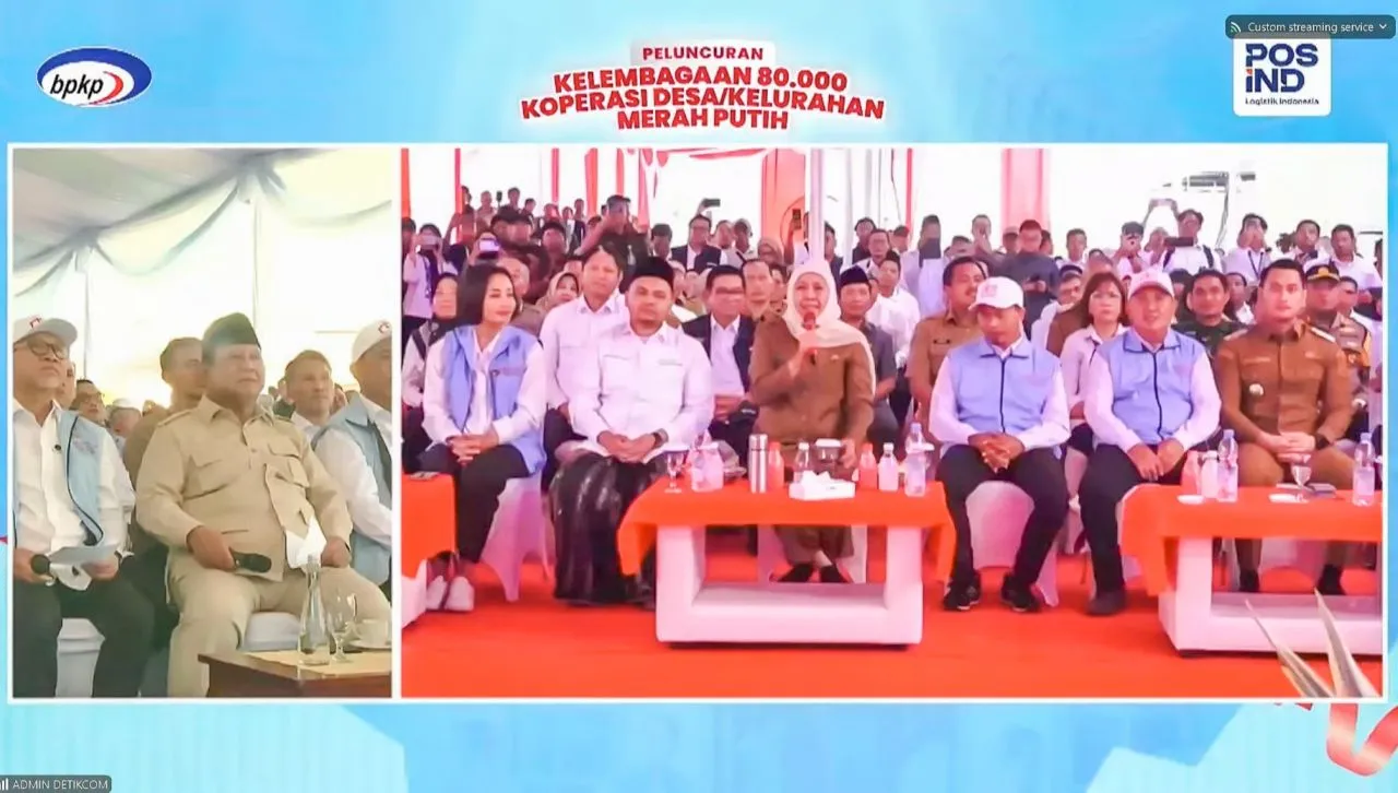 Gubernur Khofifah Siap Kawal Gagasan Presiden Prabowo Bangun Ekonomi Dari Desa