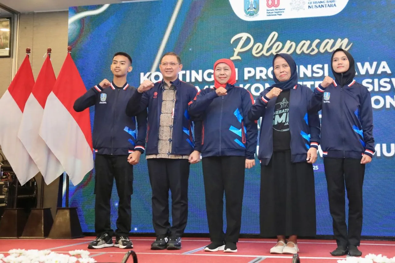 Gubernur Khofifah Optimis Jatim Kembali Juara Umum LKS Dikmen Tingkat Nasional 2025