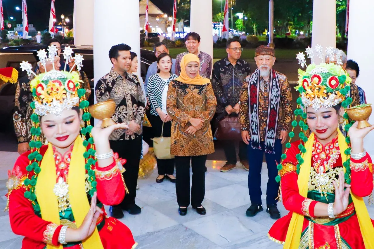 Pimpinan The Nippon Foundation Mr. Sasakawa Berkunjung ke Grahadi 