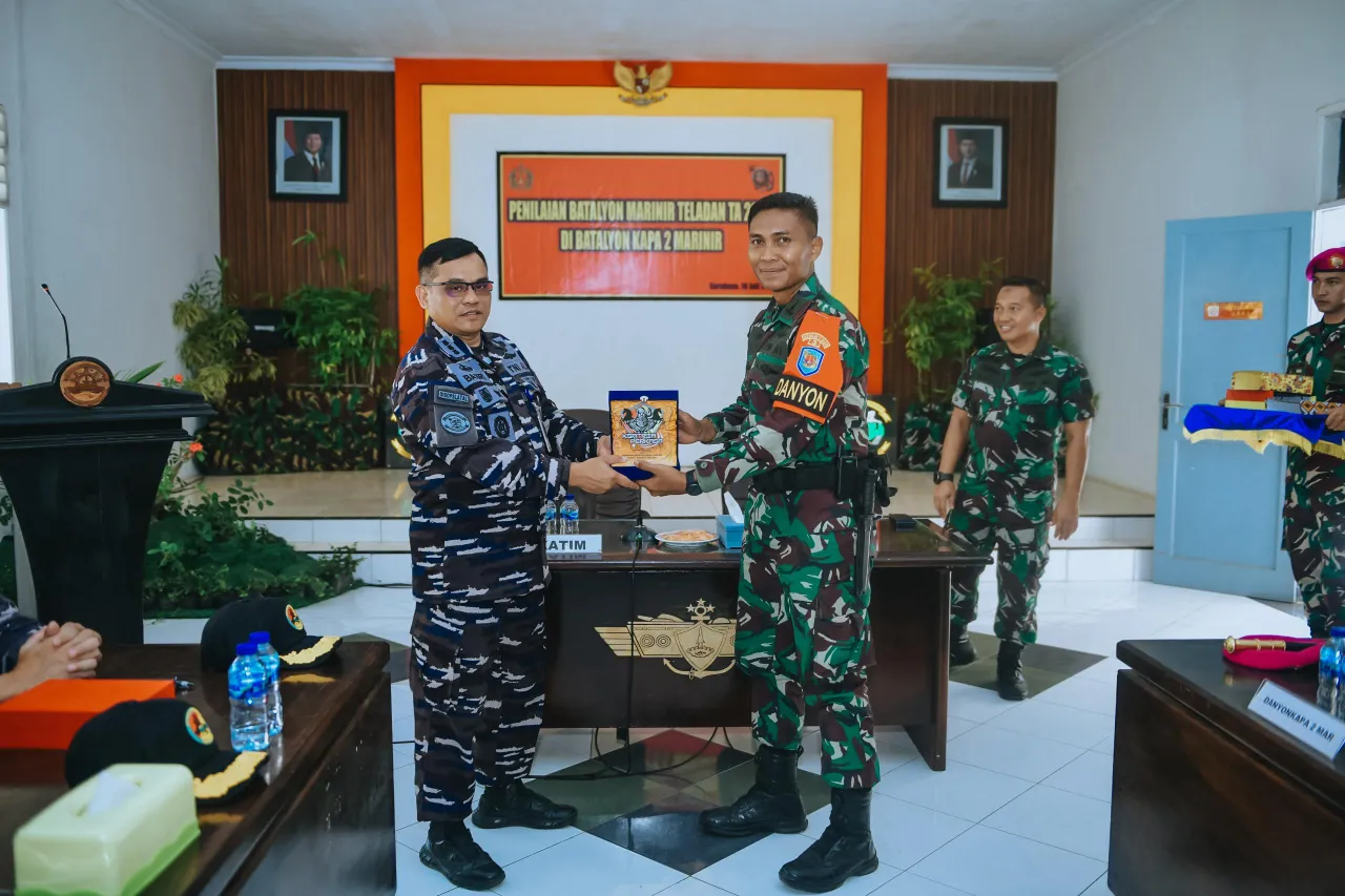Batalyon Kapa 2 Marinir Ikuti Penilaian Batalyon Teladan Dengan Totalitas Tinggi