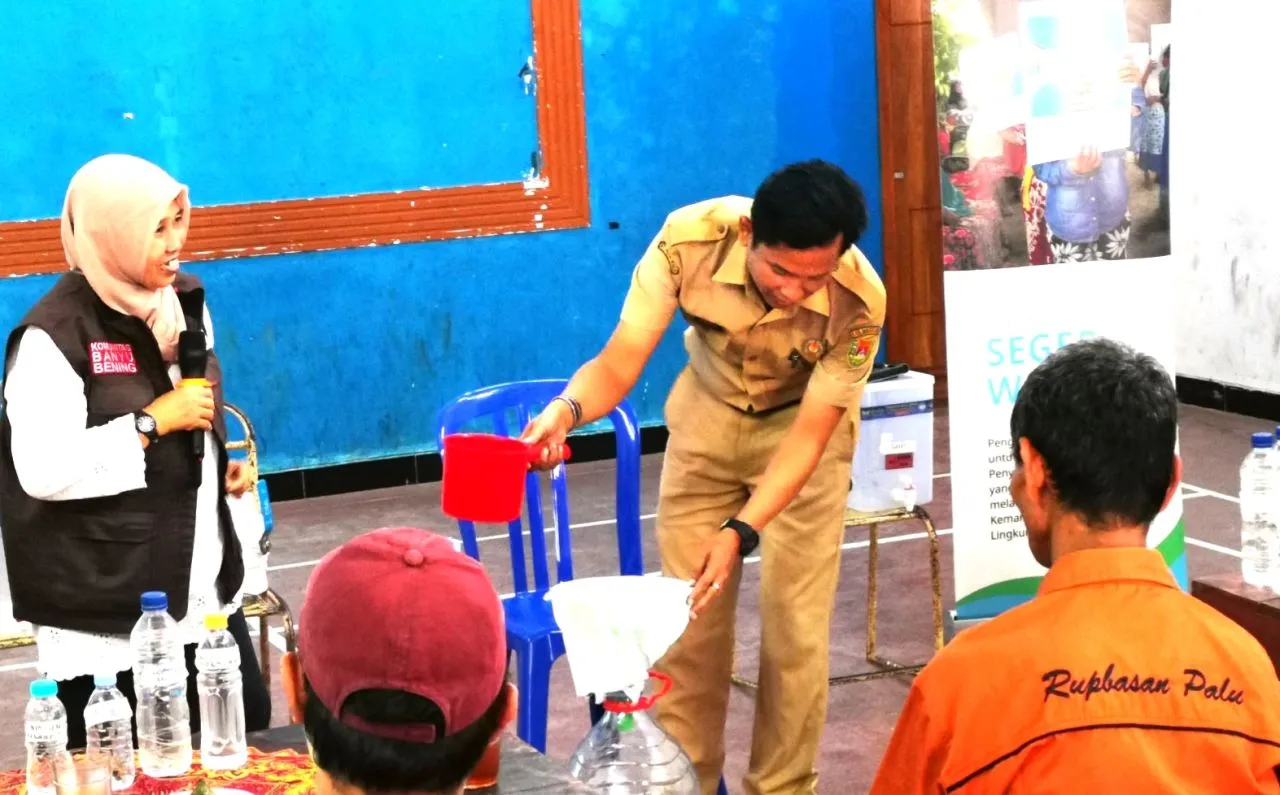 Sekolah Banyu Bening Gelar Sosialisasi Tampung dan Manfaatkan Air Hujan