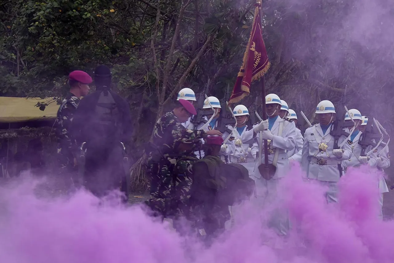 Pembaretan Prajurit Remaja Korps Marinir