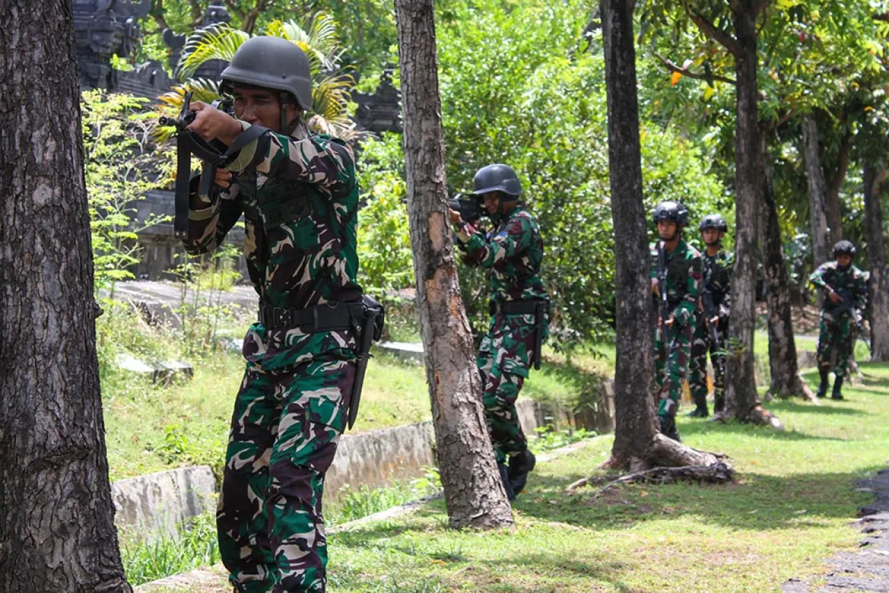 Asah Kemampuan Tempur, Prajurit Yonif 3 Marinir Laksanakan Latihan Patroli Tempur