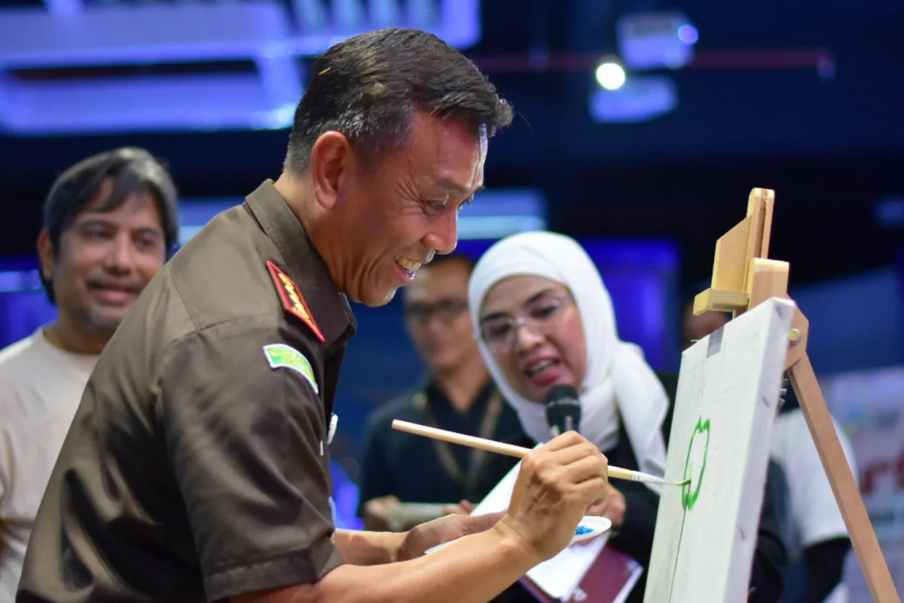 MAC Pameran Lukisan Perdana, Kajari: Agar Masyarakat Lebih Memahami Apa itu Autisme