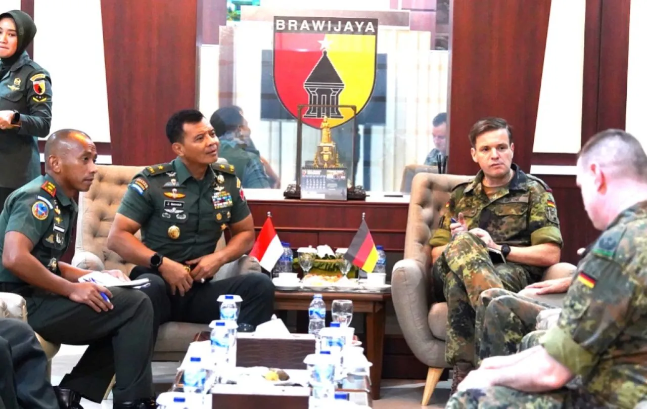 Kasdam V/Brawijaya Terima Delegasi Jerman Bahas Penguatan Kerja Sama Militer Strategis 2025