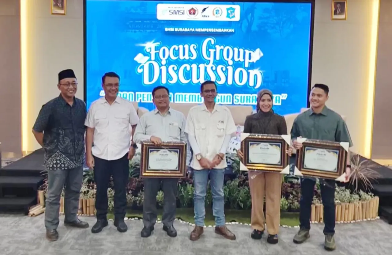 SMSI Surabaya Gali Potensi Pemuda Bangun Kota Digital Lewat FGD