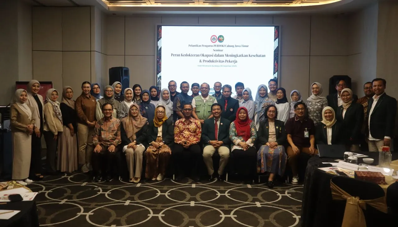 Pengurus PERDOKI Jatim Dilantik, Kedokteran Okupasi Sebagai Pilar Kesehatan dan Produktivitas Pekerja