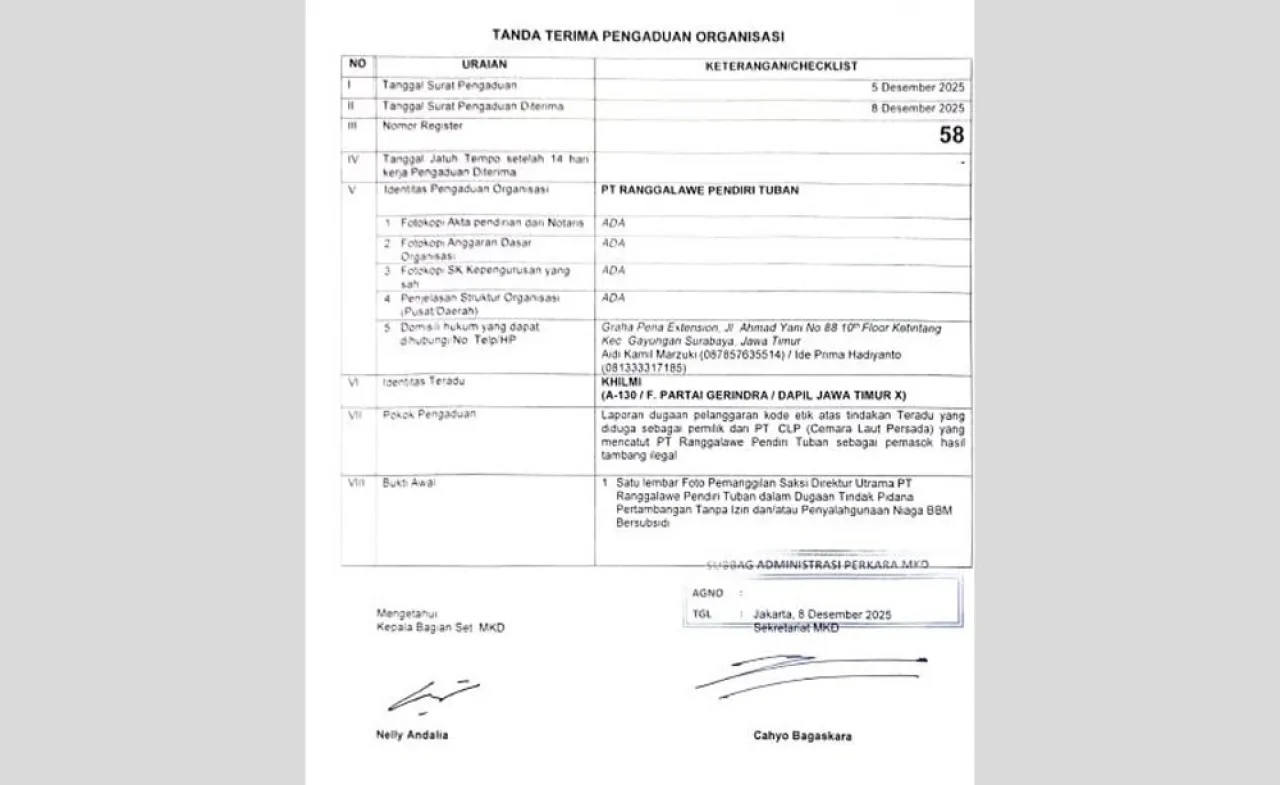 Gus Lilur Seret Khilmi ke MKD, Diduga Catut Nama PT Rapetu di Tambang Ilegal