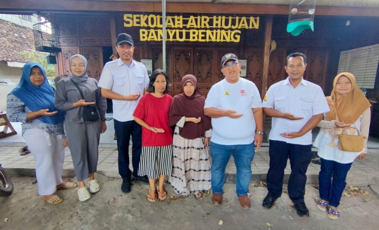 Sekolah Air Hujan Banyu Bening Didatangi Kepala Balai Besar Wilayah Sungai Serayu Opak