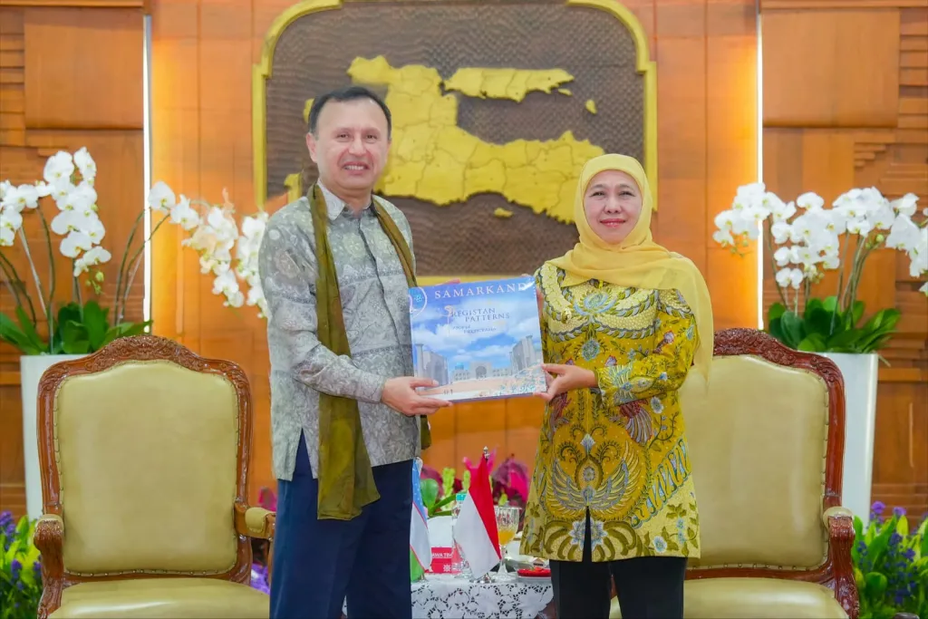Gubernur Khofifah Terima Dubes Uzbekistan, Jajaki Kerja Sama Sister Province Jatim - Samarkand
