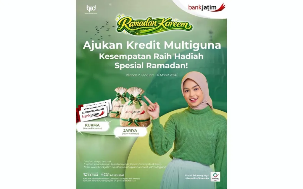 Bank Jatim Tebar Promo Ramadan, KPR Bunga Rendah dan Hadiah 65 Paket Umroh