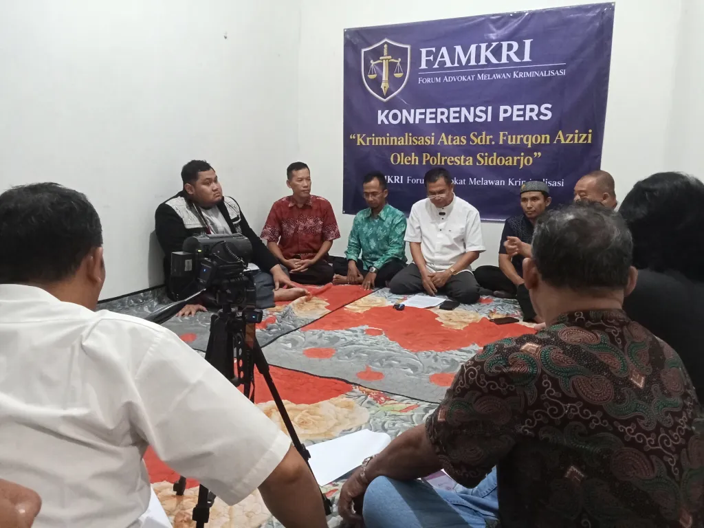 FAMKri dan MAPIK Laporkan Polresta Sidoarjo ke Kapolri, Terkait Dugaan Kriminalisasi Terhadap Pedagang Kasur, Furqon
