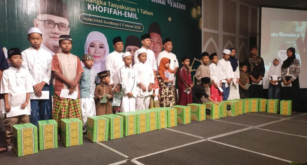 Syukuran Satu Tahun Jatim Jilid II, Baguss Tebar Bingkisan Lebaran