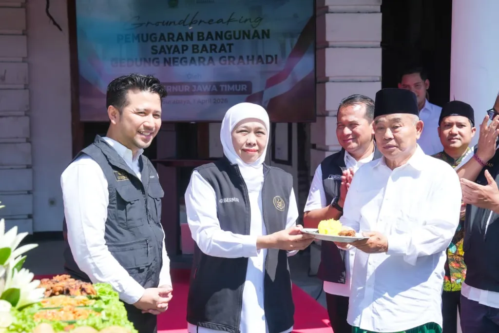 Usai Terbakar, Pemulihan Bangunan Sayap Barat Gedung Negara Grahadi Dimulai