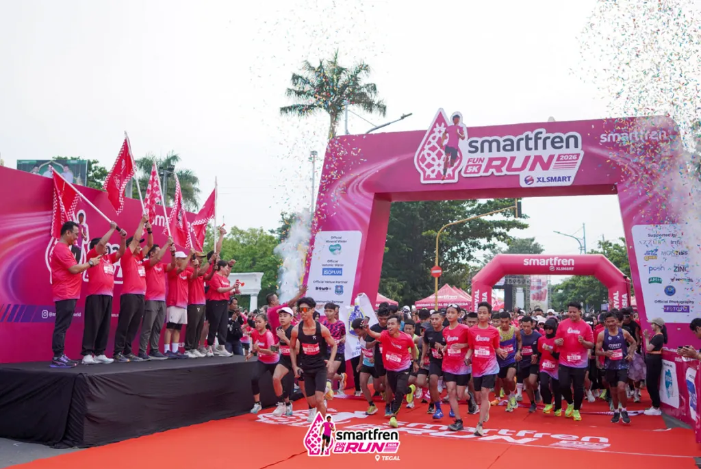 SMARTFREN Fun Run 2026 Ramaikan Tegal, Perkuat Kampanye Jagoan Sinyal