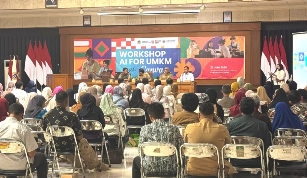 Ratusan UMKM Gresik Belajar AI, Dapat Canva Pro Gratis Setahun