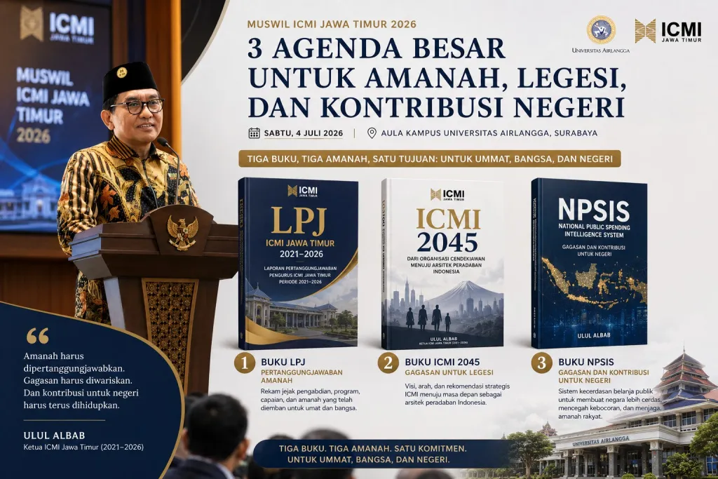 Muswil ICMI Jatim Tak Sekadar Pilih Ketua, Ulul Albab Siapkan Warisan Gagasan