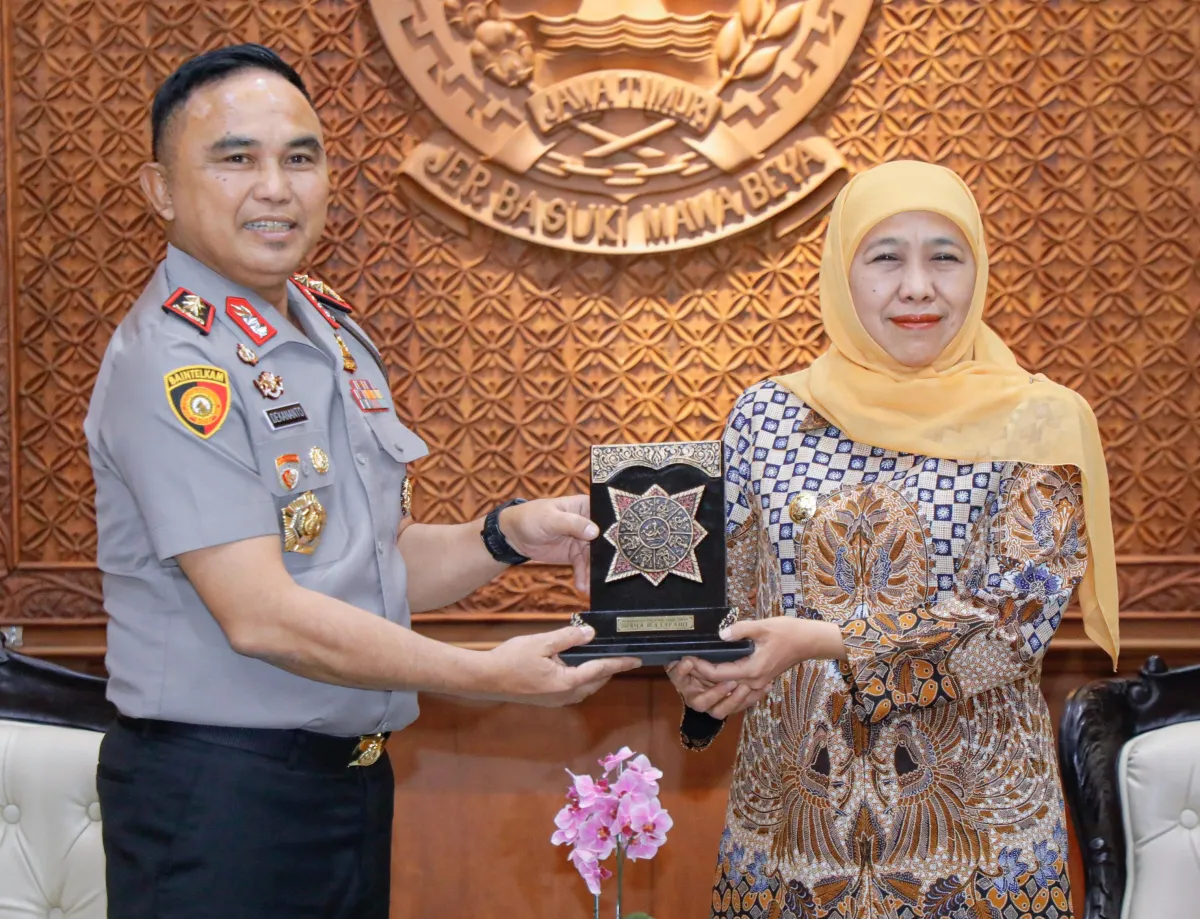 Gubernur Khofifah Terima Kunjungan Kapolda Jatim di Grahadi, Perkuat Sinergi Jaga Investasi dan Kondusivitas Daerah