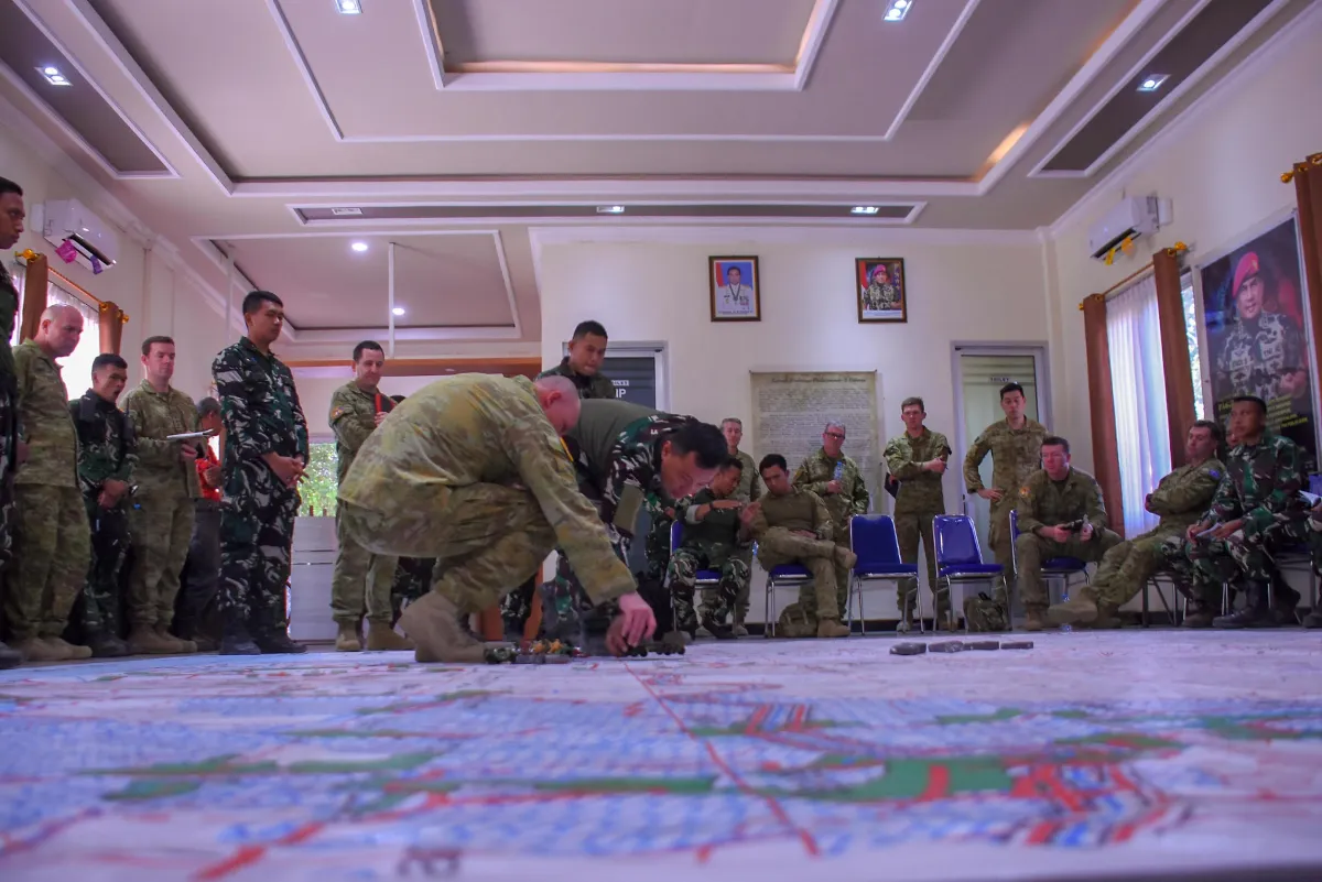 Prajurit Korps Marinir Marinir Matangkan Strategi Tempur melalui TFG Latgabma Keris Woomera 2026