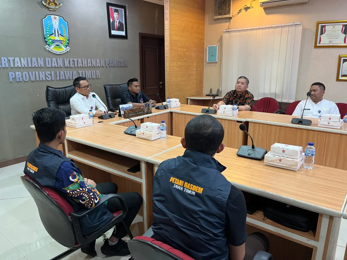 Petani NasDem Jatim Gandeng Dinas Pertanian Sinergi Program Prioritas