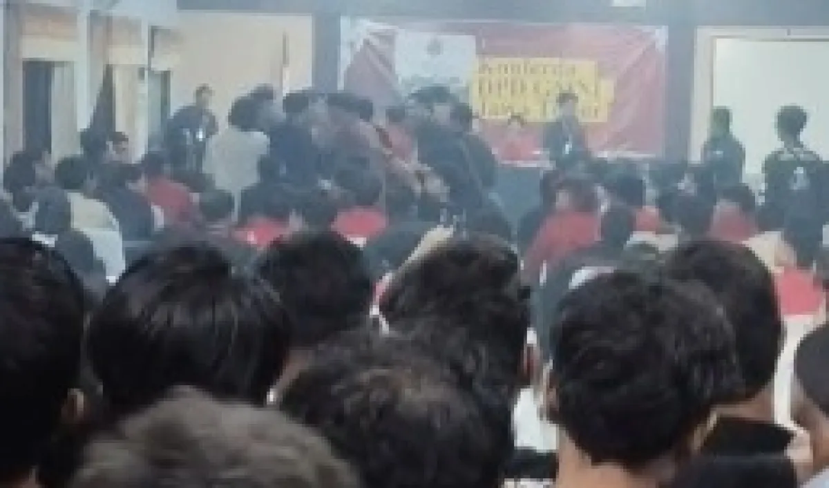 Konferda GMNI Jatim di Nganjuk Diwarnai Kericuhan, Pelemparan Kursi, dan Dugaan Politik Uang