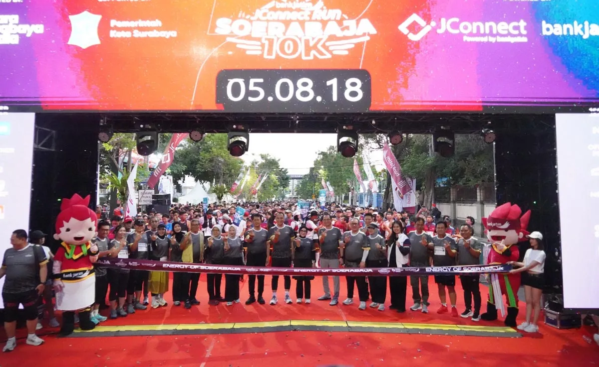 Bank Jatim JConnect Run Soerabaja 10K 2026 Sukses Digelar, 3.750 Peserta Ramaikan Kota Surabaya