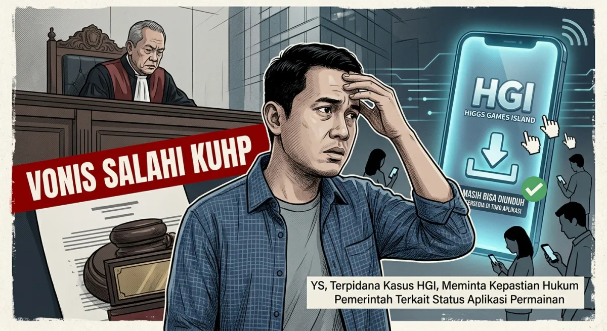 Divonis Salahi KUHP Kasus HGI, YS Soroti Aplikasi yang Masih Bisa Diunduh