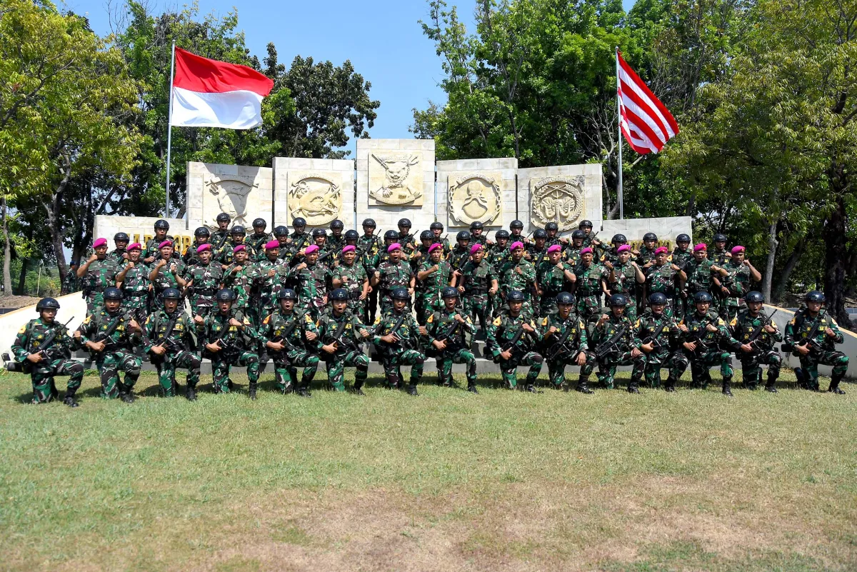 43 Pasis AAL Korps Marinir Digembleng di Brigif 2 Marinir, Siap Jadi Pemimpin Tempur