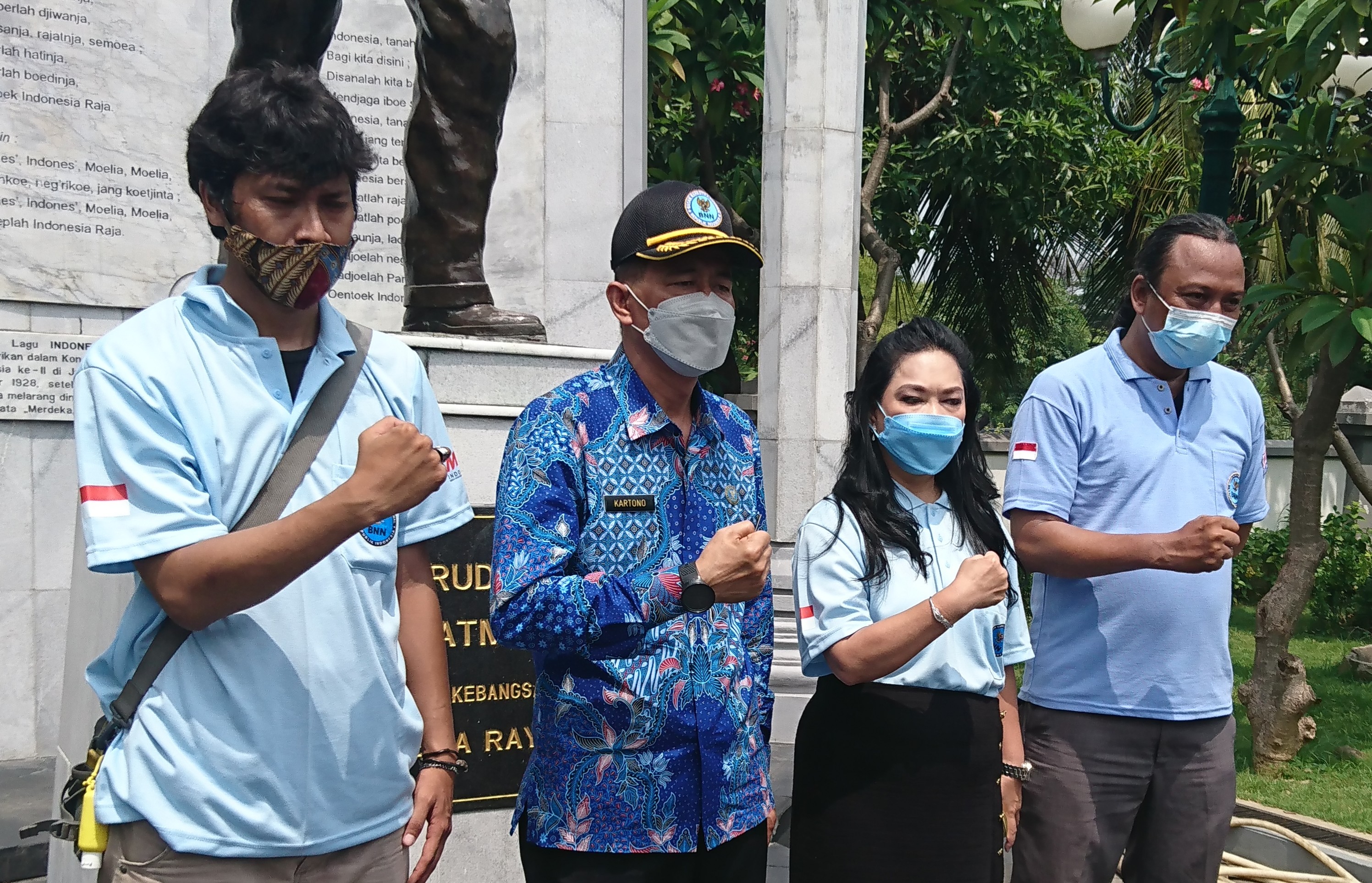 Hari Pahlawan, MIO dan BNN Surabaya Deklarasi Anti Narkoba