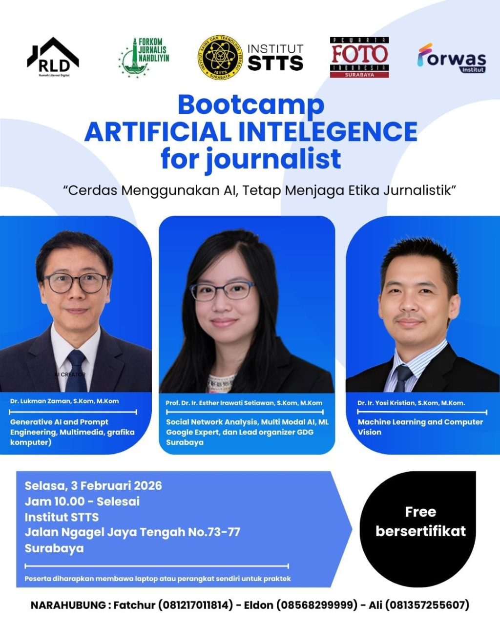 BOOTCAMP ARTIFICIAL INTELLIGENCE FOR JOURNALIST