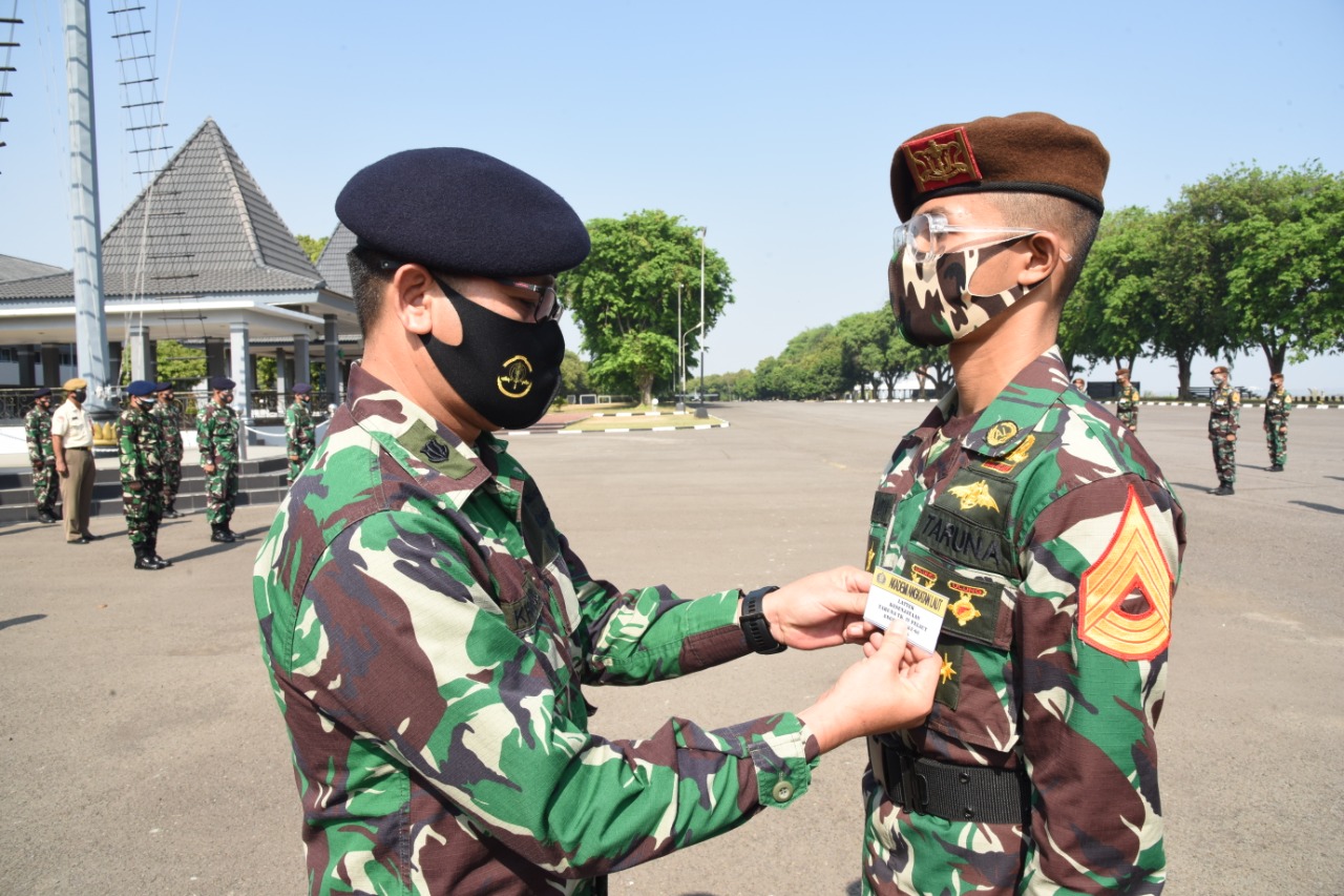 42 Taruna AAL Korps Pelaut Angkatan ke-66 Ikuti Lattek Kesenjataan