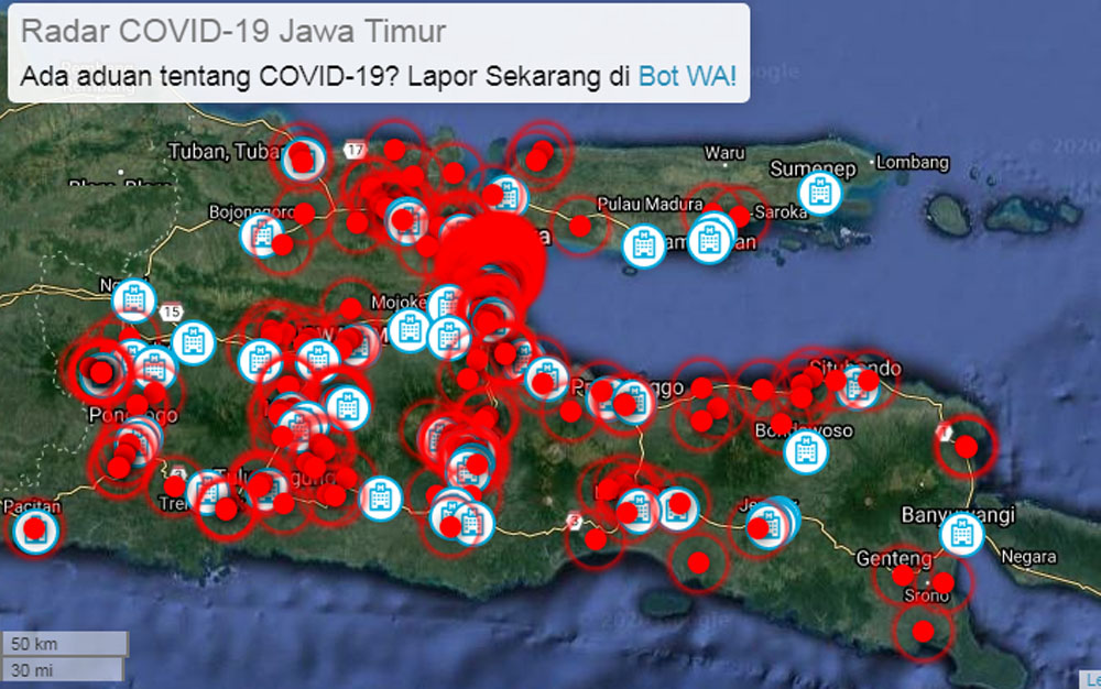 Akses Peta Persebaran Real Time Secara Luas Sudah Terbuka, Ini Caranya